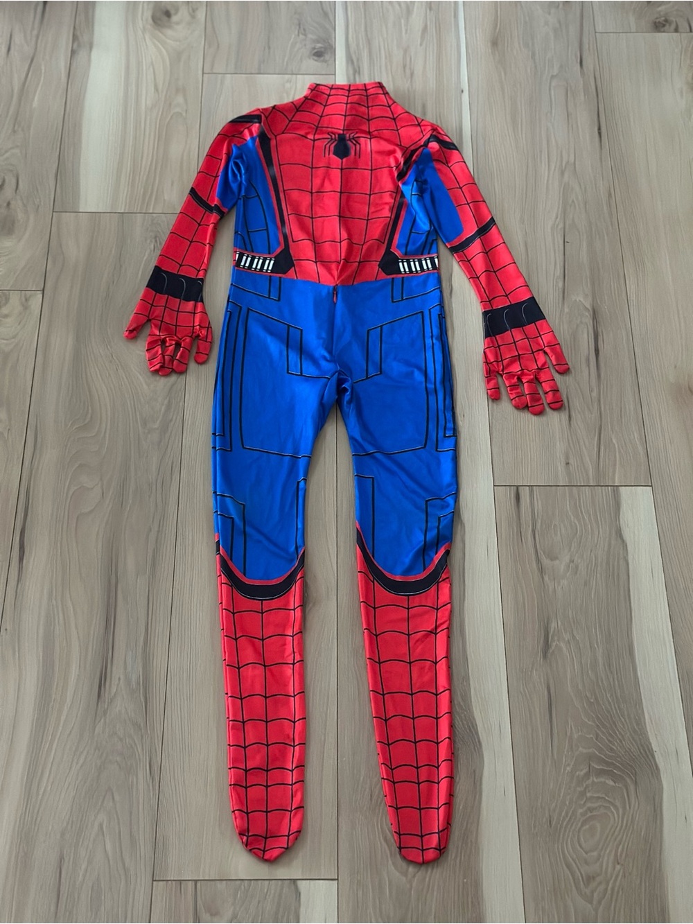 Kids Spider-Man Cosplay Zentai Costume Jumpsuit Size 130 VGUC 7/8
